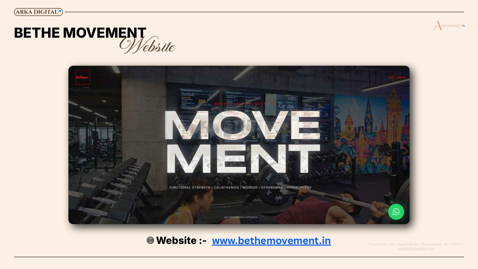 Be The Movement Website