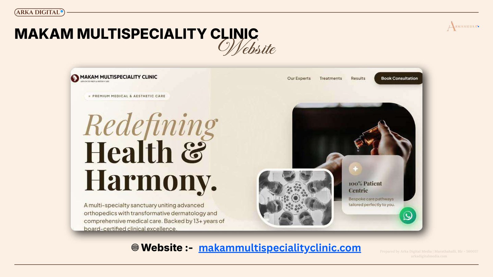 Makam Clinic Website