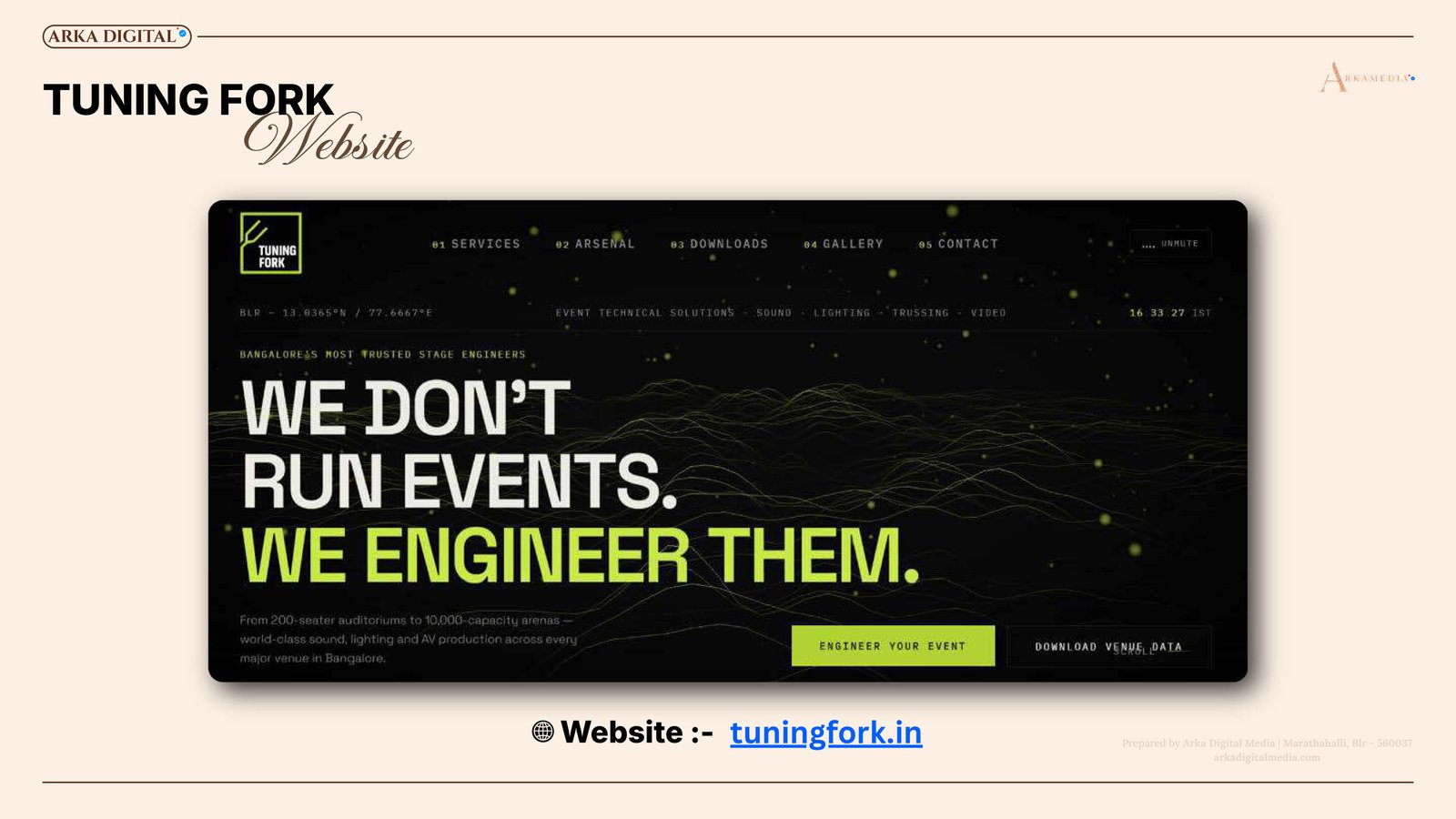 Tuning Fork Academy Website
